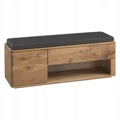 Szafki na buty - Drewniana Szafka Z Siedziskiem Na Buty + Szuflada - miniaturka - grafika 1