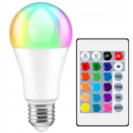 Żarówki LED - Żarówka Kolorowa Led Rgb 9W E27 Kula Pilot Ir - miniaturka - grafika 1