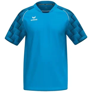 Erima EVO Star 3132530 dziecięca koszulka męska, styl Curacao/New Navy, rozmiar 128 - Koszulki męskie - miniaturka - grafika 1