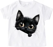 Koszulki dla dziewczynek - Koszulka z kotem dla dziecka KOTECZEK19 - miniaturka - grafika 1