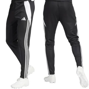 Spodnie piłkarskie adidas TIRO 24 Training Pants L czarne - Spodnie męskie - miniaturka - grafika 1