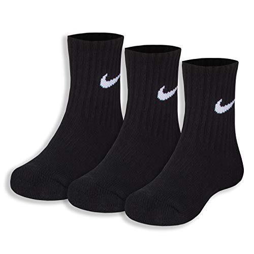 NIKE - 3 pary skarpet – prążkowane obszycie i podparcie stopy zapewniają wygodne i bezpieczne dopasowanie. Wzmocniona pięta i palce dla odporności na zużycia.
