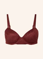 Biustonosze - Calvin Klein Biustonosz Usztywniany Sheer Marquisette rot - miniaturka - grafika 1