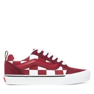 Buty dla dziewczynek - Tenisówki Vans Knu Skool VN000D2TBRD1 Bordowy - miniaturka - grafika 1