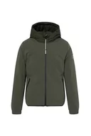 Kurtki męskie - ECOALF Męska kurtka Cartesalf, z poliestru z recyklingu, z kapturem, z kapturem Sorona i Fellex, wygodna i lekka, kurtka męska, rozmiar XL, oliwkowy, rozmiar XL, kolor oliwkowy, oliwkowy, XL - miniaturka - grafika 1