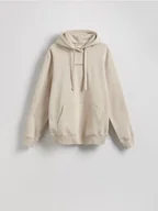 Bluzy męskie - Reserved - Bluza z kapturem - beżowy - miniaturka - grafika 1