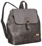 Plecaki - Modny plecaczek damski ze skóry ekologicznej — Peterson - miniaturka - grafika 1