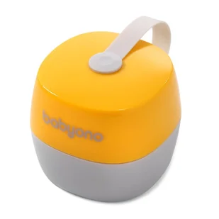 Babyono Pojemnik Na Smoczek Etui Elastyczne Zapięcie Szaro-Miodowe - Akcesoria do smoczków - miniaturka - grafika 1