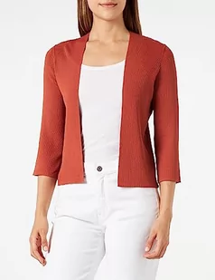 s.Oliver BLACK LABEL Damski kardigan z dzianiny rękaw 3/4, pomarańczowy, 34 - Swetry damskie - miniaturka - grafika 1