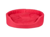 Legowiska dla psów - Ami Play Legowisko owalne Basic czerwone L - miniaturka - grafika 1