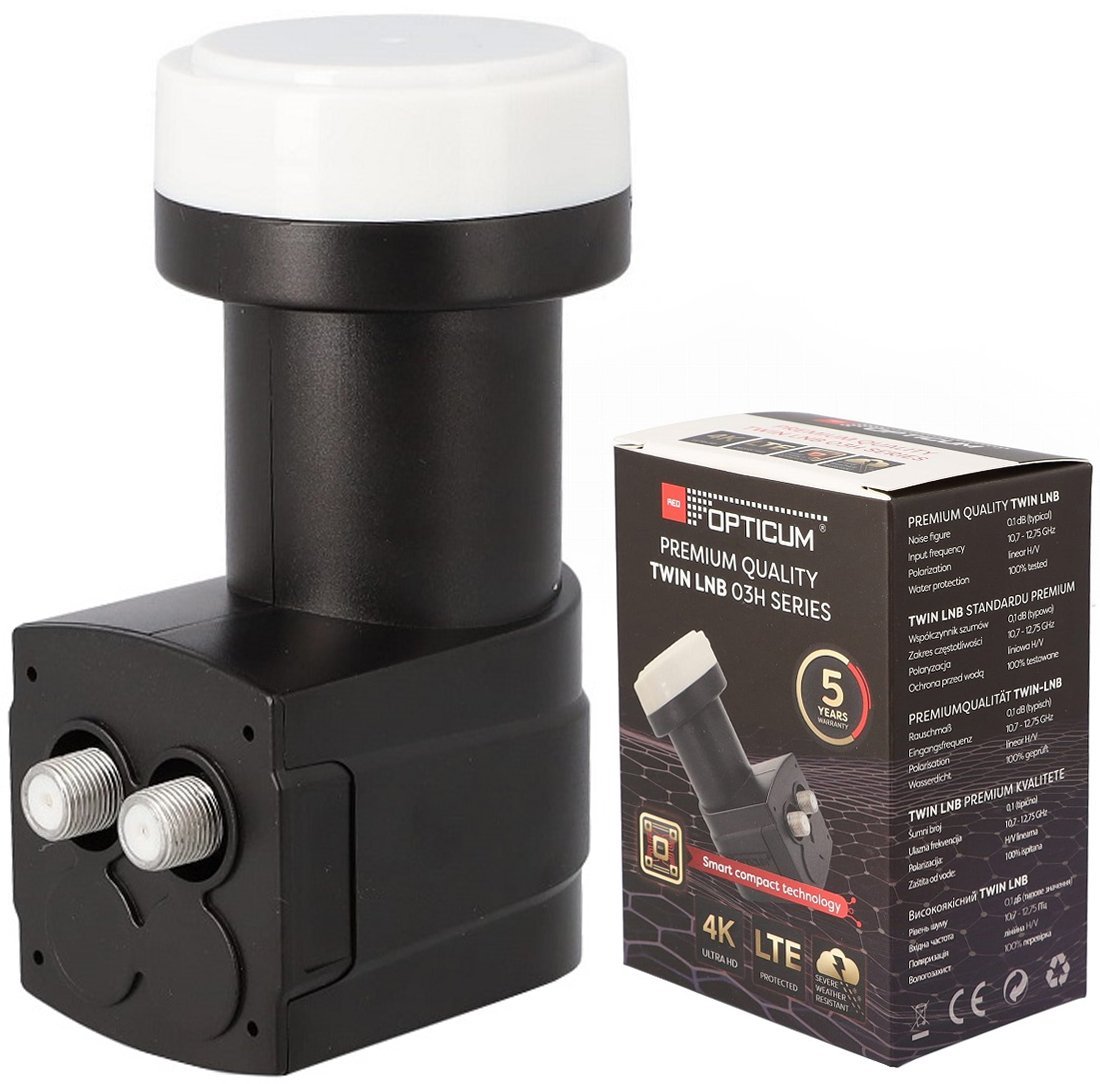 Opticum Konwerter Satelitarny TWIN RED LNB 03H Premium [0213]