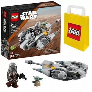 KLOCKI LEGO STAR WARS 75363 MYŚLIWIEC N-1 MANDALORIANINA FIGURKI + TORBA - Klocki - miniaturka - grafika 1