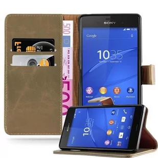 Luxury cador Abo Book Style etui do Sony Xperia Z3 Case Cover pokrowiec ochronny etui z funkcją stojaka i kieszeń na kartę, Sony Xperia Z3 - Etui i futerały do telefonów - miniaturka - grafika 1