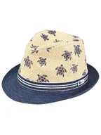 Czapeczki dla niemowląt - Sterntaler Kapelusz "Schildkröte" w kolorze beżowo-granatowym - miniaturka - grafika 1