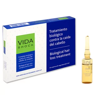 MONPLER Vida Shock ampułki przeciw wypadaniu włosów biologiczna kuracja 6 amp x 10 ml - Odżywki do włosów - miniaturka - grafika 1