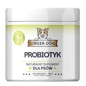 Suplementy i witaminy dla psów - Suplement dla psa GINGER DOG Probiotyk 180 g - miniaturka - grafika 1