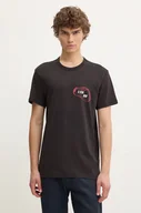 Koszulki męskie - G-Star Raw t-shirt męski kolor czarny z nadrukiem D25085-C506 - miniaturka - grafika 1