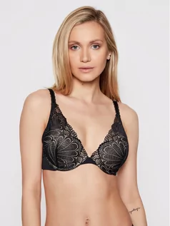 Biustonosze - Wonderbra Biustonosz push-up WB0002LN Czarny - grafika 1