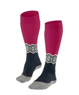 Skarpetki damskie - FALKE Kobiety Skarpety narciarskie SK2 Intermediate W Kh Wełna ciepłe grube 1 Para, Niebieski Space Blue 6116, 35-36 - miniaturka - grafika 1