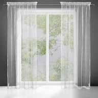 Firany - Firana Eurofirany Design91 Aiden Bia 140 x 270 Taś - miniaturka - grafika 1