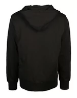 Bluzy męskie - GANT Męska bluza z kapturem REG Shield Full Zip Hoody, czarna, standardowa, czarny - miniaturka - grafika 1