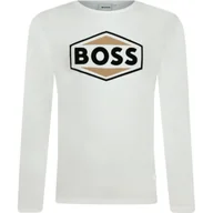 Koszulki dla chłopców - BOSS Kidswear Longsleeve | Regular Fit - miniaturka - grafika 1