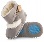Buty dla dziewczynek - Kozaczki niechodki niemowlęce - buciki - r.21/22 - miniaturka - grafika 1