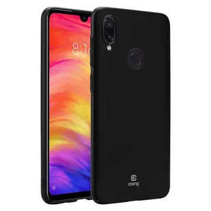 Crong Smooth Skin - Etui Xiaomi Redmi Note 7 (czarny) - Etui i futerały do telefonów - miniaturka - grafika 1
