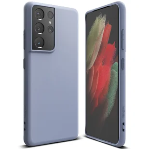 RINGKE Etui Air S Ultracienkie Żelowe do Samsung Galaxy S21 Ultra 5G Fioletowy - Etui i futerały do telefonów - miniaturka - grafika 1