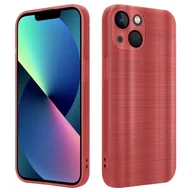 Etui i futerały do telefonów - Etui Cadorabo do Apple iPhone 14 etui ochronne w kolorze czerwonym etui na telefon komórkowy etui silikonowe TPU - miniaturka - grafika 1