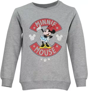 Bluza Myszka Minnie dziecięca dla dziewczynki szara - Bluzy dla dziewczynek - miniaturka - grafika 1