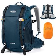 Plecaki - RG CAMP Plecak turystyczny trekkingowy 30l górski damski męski podróżny wodoodporny granatowy - miniaturka - grafika 1
