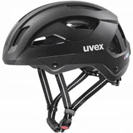 Kaski rowerowe - Kask Rowerowy Uvex City Stride 56-59cm Czarny - miniaturka - grafika 1