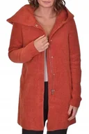 Płaszcze damskie - ONLY PŁASZCZ CZRWONY Z EFEKTEM MELANŻU KAPTUR L JSC - miniaturka - grafika 1