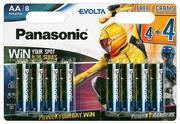 Baterie i akcesoria - Panasonic 8 x Evolta LR6/AA blister) - miniaturka - grafika 1