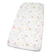 Prześcieradła - PRZEŚCIERADŁO 120x200 cm Z GUMKĄ DO ŁÓŻKA WZORY BAWEŁNA Kerstin - miniaturka - grafika 1