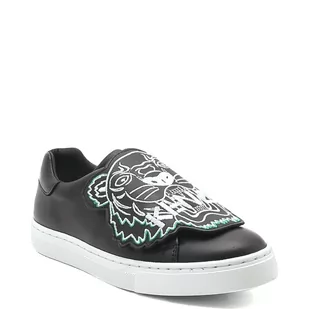 KENZO KIDS Skórzane trampki - Buty dla chłopców - miniaturka - grafika 1