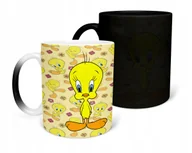 Kubki - KUBEK MAGICZNY Z NADRUKIEM- BOHATEROWIE LOONEY RÓŻNE WZORY DO WYBORU+ IMIĘ - miniaturka - grafika 1