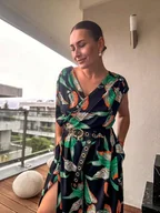 Kombinezony - Kombinezon Golden eye liście - miniaturka - grafika 1