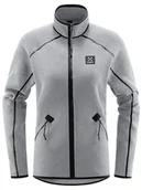 Kurtki damskie - Haglöfs Kurtka polarowa "Risberg" w kolorze szarym - miniaturka - grafika 1