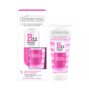 Bielenda Witaminowy 2-fazowy krem + serum 2w1 na dzień i na noc - Serum do twarzy - miniaturka - grafika 1