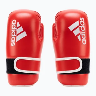Rękawice bokserskie Adidas Point Fight Adikbpf100 czerwono-białe ADIKBPF100  l - Rękawice bokserskie - miniaturka - grafika 1