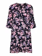 Sukienki - VERO MODA Damska sukienka mini z nadrukiem, granatowy blezer, M - miniaturka - grafika 1
