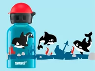 Bidony dla dzieci - SIGG Bidon 0,3 l Orca Family 8623.50 - miniaturka - grafika 1