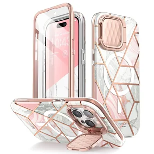 Supcase Cosmo Mag Magsafe iPhone 15 Pro Max Marble - Etui i futerały do telefonów - miniaturka - grafika 1