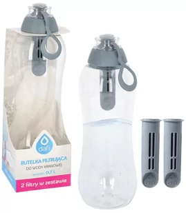 Butelka Filtrująca Dafi Soft 0,7L + 3 Filtry Stalowa - Butelki filtrujące - miniaturka - grafika 1