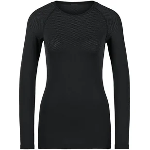 Bluza termoaktywna damska Odlo Performance Light Eco BL Top Crew Neck LS - Bluzy sportowe damskie - miniaturka - grafika 1