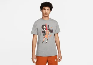 Nike Air Jordan Game 5 Crew Tee Carbon Heather - Koszulki męskie - miniaturka - grafika 1