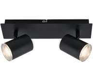 Lampy sufitowe - Briloner 10476221 - Łazienkowe oświetlenie punktowe 2xGU10/5W/230V IP44 czarne - miniaturka - grafika 1