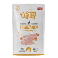 Mokra karma dla psów - Bult TufTuf Mielonka Dla Młodych i Dorosłych Psów Z Kurczakiem i Marchewką 100 g - miniaturka - grafika 1